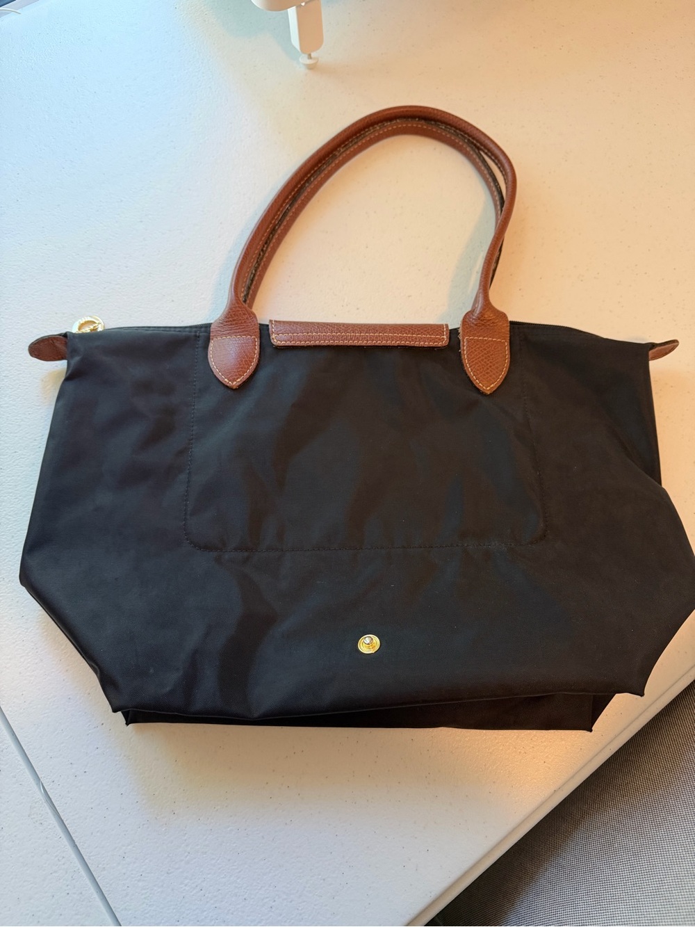 Longchamp Le Pliage Medium Nylon Tote Bag in Black - Picture 3 of 8